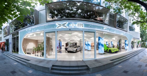 베이징 싼리툰(三里屯)에 있는 샤오펑 모터스 매장/사진=샤오펑 모터스 웨이보