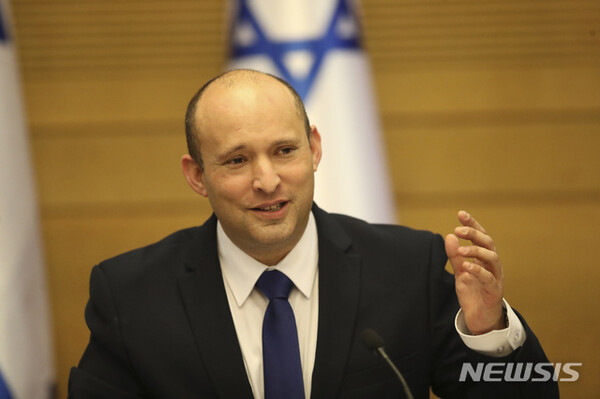 베네트 신임 이스라엘 총리./사진=뉴시스 제공.