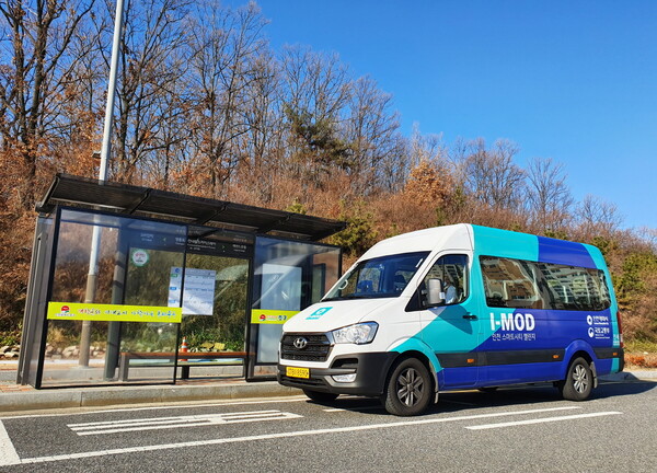 영종국제도시와 송도국제도시에서 운행 중인 I-MOD 버스 모습/사진=씨엘 제공