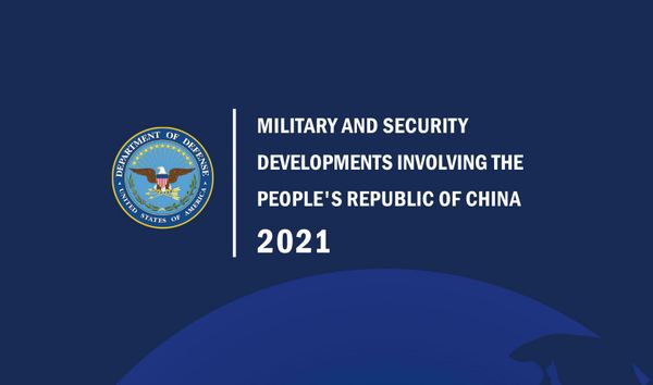 미 국방부가 발표한 중국 군사력 보고서/사진=미국 국방부 홈페이지 갈무리