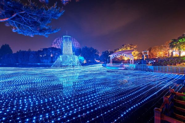 Seoul Land-Seoul Land Light Festival Luna Park/Photo=Ho Mi-sook's Facebook