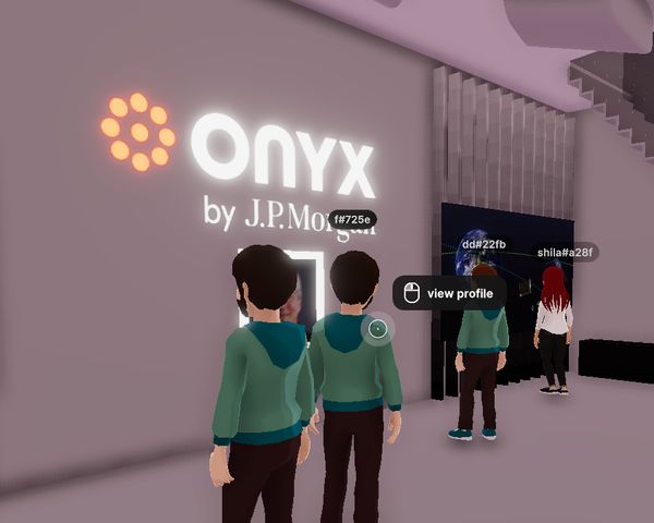 미국 최대 은행 JP모건이 메타버스 게임 플랫폼 디센트럴랜드에 가상 라운지 ‘오닉스’를 오픈했다./사진=뉴스비전 DB