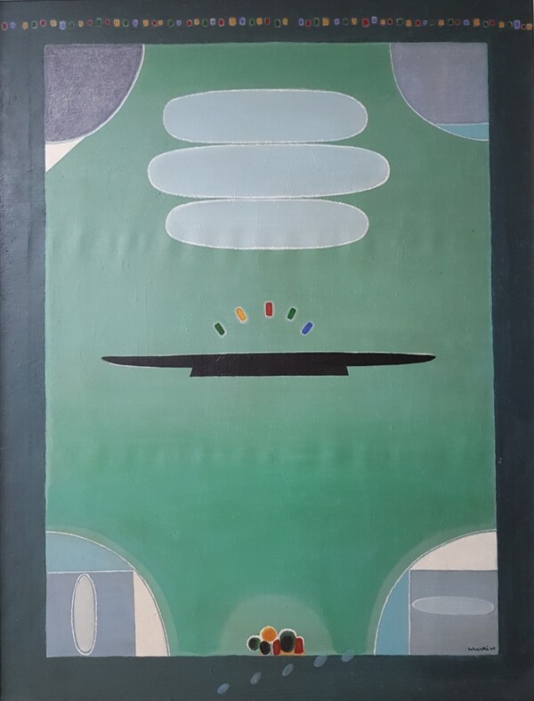 △어디서 무엇이 되어 다시 만나랴 1965년 캔버스에 유채, 145.5x112.1cm, [개인소장]