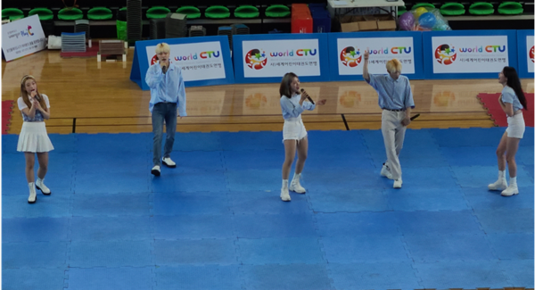 Intervid performance./Photo = Provided by the World Children's Taekwondo Union