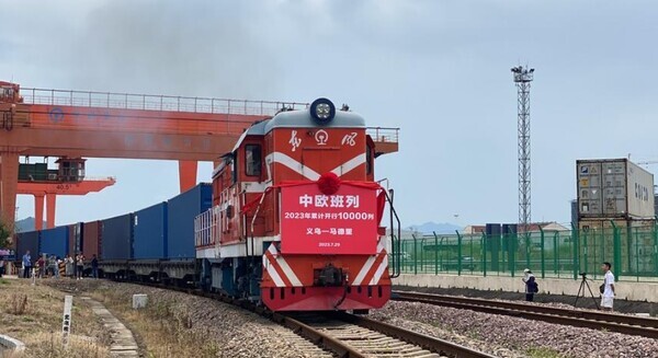 중국-유럽 화물열차./사진=뉴시스 제공.