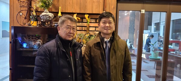 Visiting the Chairman of the National Development Committee (Vice-Chancellor-level) of the Enchbolt./Photo provided by World K-Pop Center