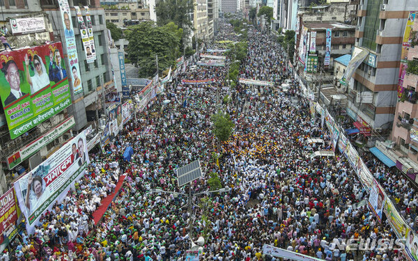 방글라데시 BNP, 부정 선거 우려 총선 보이콧./사진=뉴시스 제공.