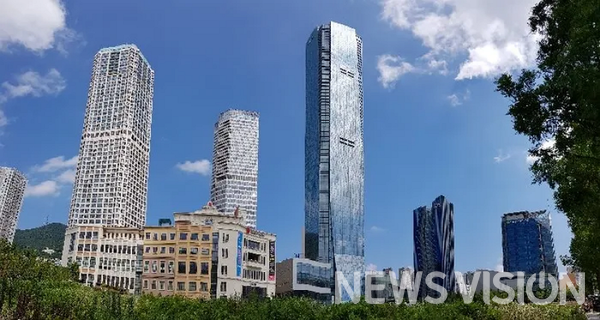 부산국제금융센터 일대 전경. / 사진=부산시청 제공