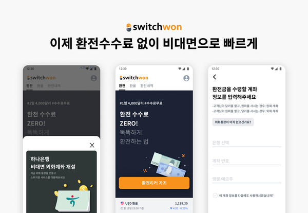 스위치원(Switchone0이 11억 원의 시드 투자를 유치했다