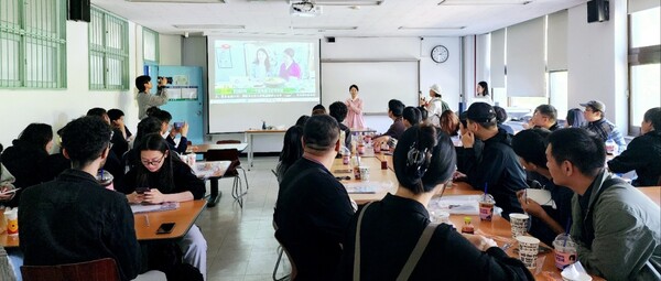 K-컬처의 날, 사단법인 식문화세계교류협회 주관 K-푸드 시연회 장면/사진 상지대학교 제공