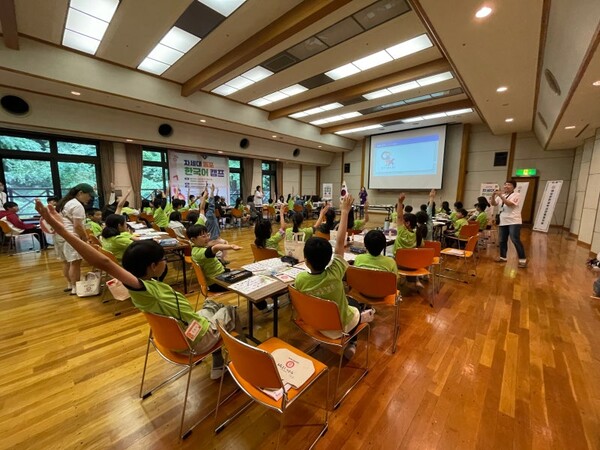 후끈 달아오른 케이글 수강장면/사진=(주)다비수 디지털 제공